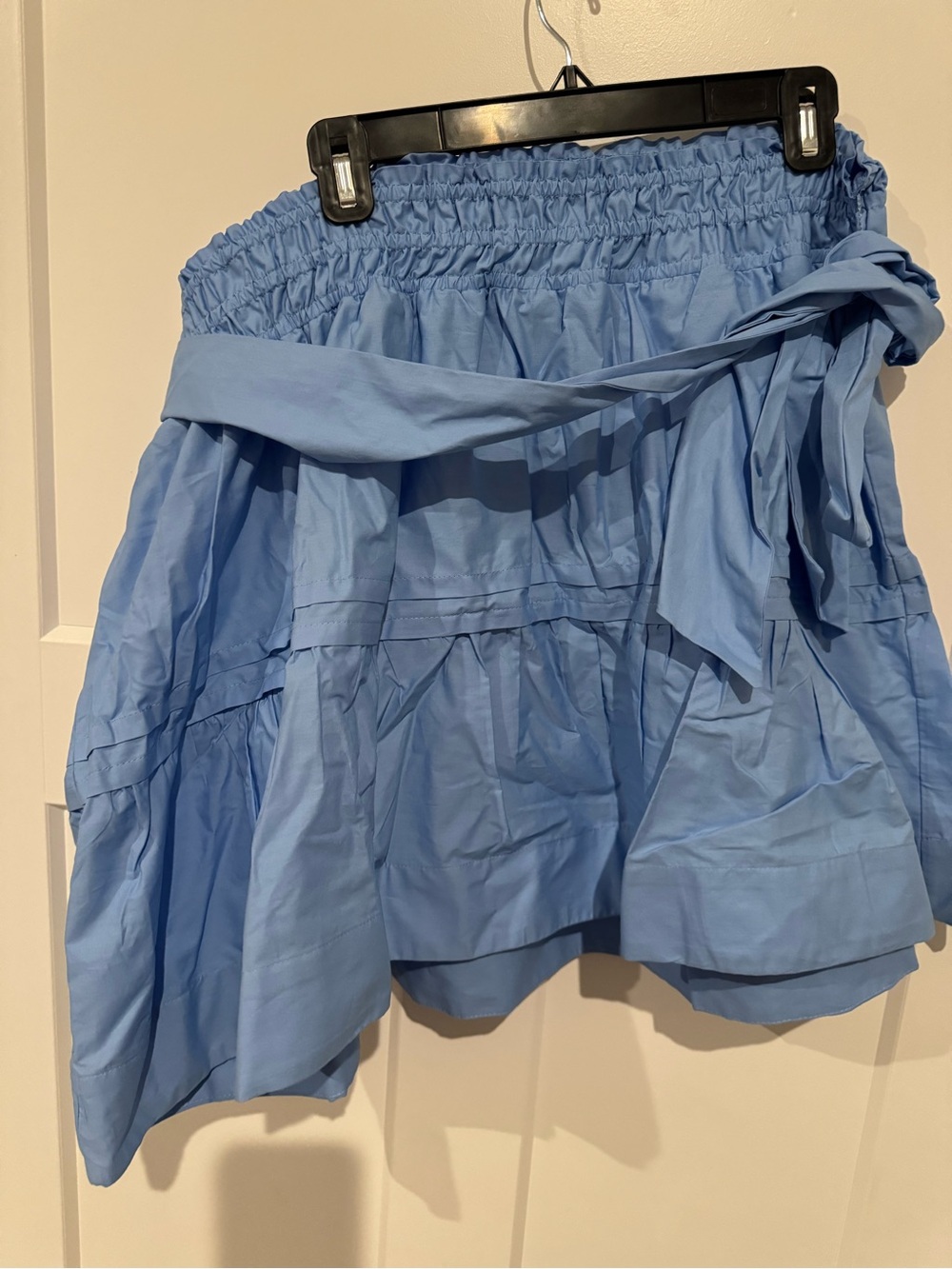 Anthropologie Mini Somerset light Blue skirt 2X NWT